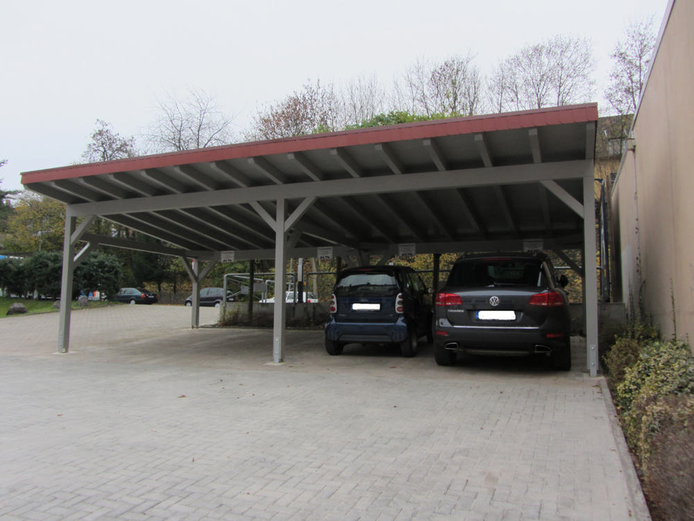 Reihencarport für 4 Autos  Carport holz, Carport, Doppelcarport